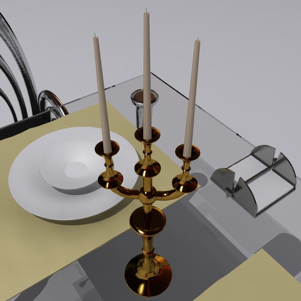 dinner table 3d max - Dinner Table by Panait George Dorin