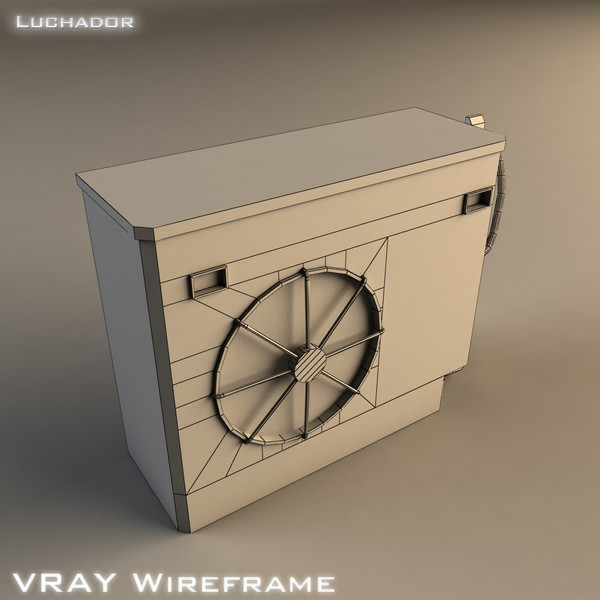 3ds max air conditioner - Air Conditioner by Luchador