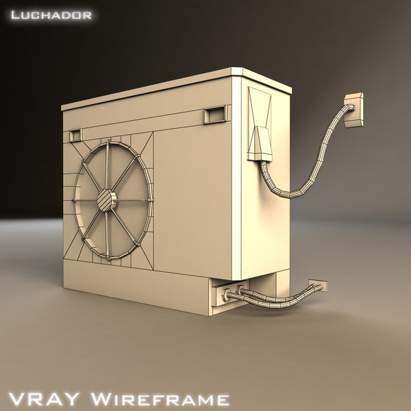 3ds max air conditioner - Air Conditioner by Luchador