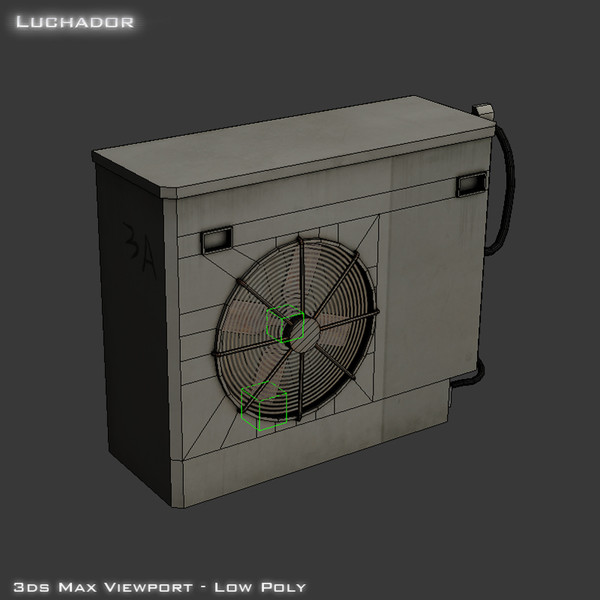3ds max air conditioner - Air Conditioner by Luchador