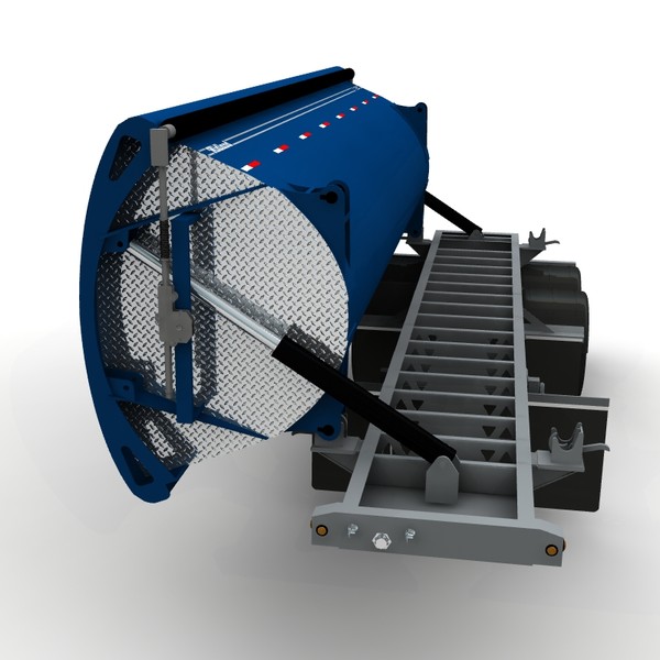 lwo dump trailer tw2000 midland - Midland TW2000 side dump trailer B-UNIT... by bansheewoj