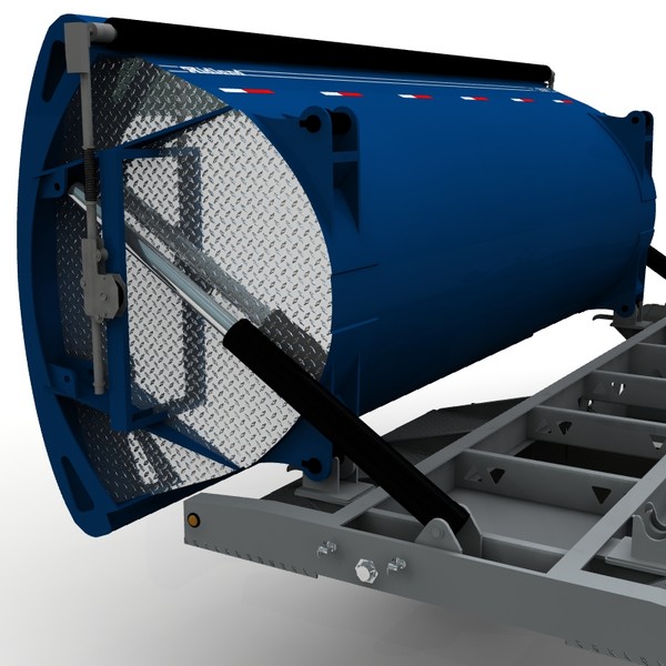dump trailer tw2500 midland 3d lwo - Midland TW2500 side dump trailer by bansheewoj