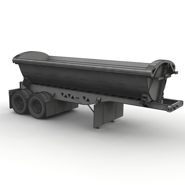lwo dump trailer tw2000 midland - Midland TW2000 side dump trailer B-UNIT... by bansheewoj