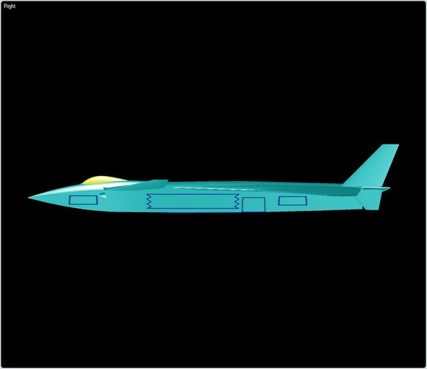 j-20 china stealth aircraft 3d dwg - J-20 China Aircraft Assembly Model by RodgerSaintJohn