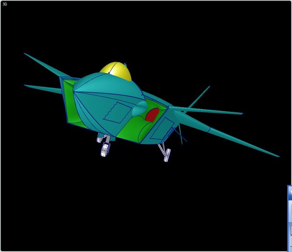 j-20 china stealth aircraft 3d dwg - J-20 China Aircraft Assembly Model by RodgerSaintJohn