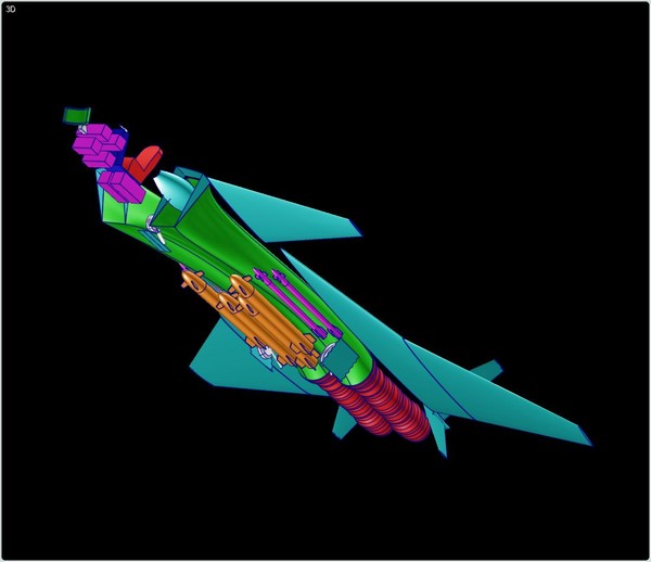 j-20 china stealth aircraft 3d dwg - J-20 China Aircraft Assembly Model by RodgerSaintJohn