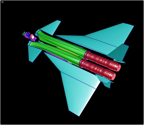 j-20 china stealth aircraft 3d dwg - J-20 China Aircraft Assembly Model by RodgerSaintJohn