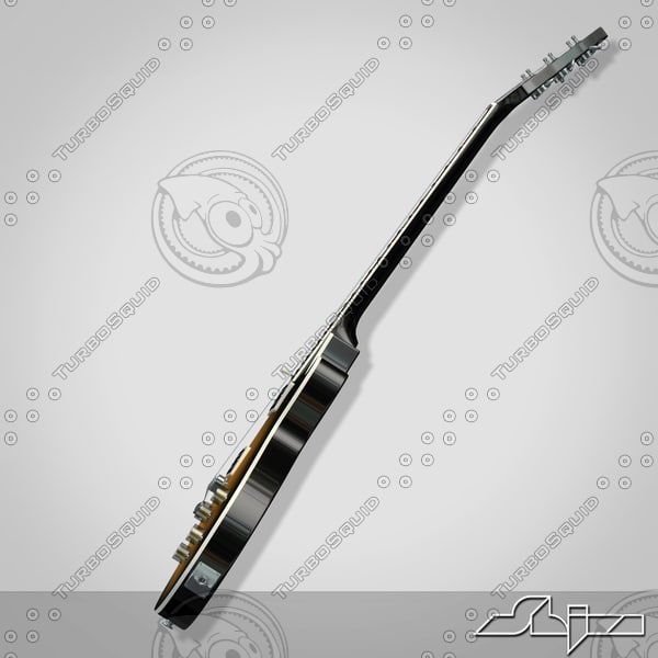 3d model of guitar gibson les paul - Guitar Gibson Les Paul by shiva3d