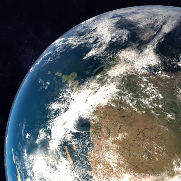 jurassic earth early 3d c4d - Early Jurassic Earth c4d... by MichaelTaylor3D