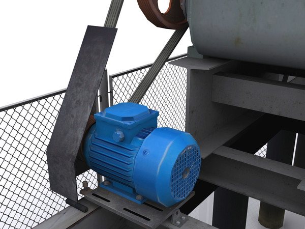oil pump jack 3d max - Oil pump-jack by cherezoff