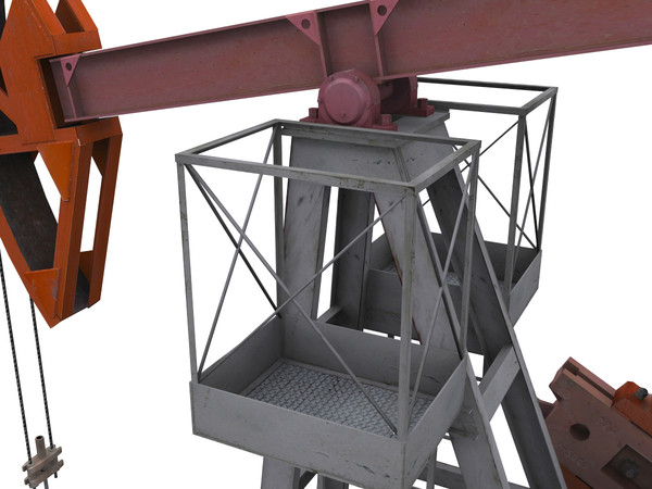 oil pump jack 3d max - Oil pump-jack by cherezoff