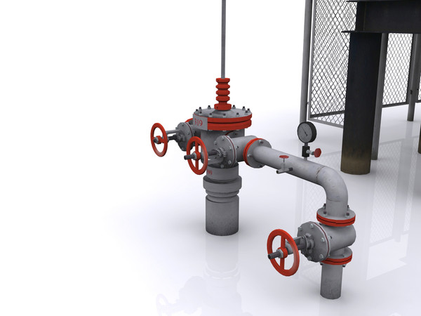 oil pump jack 3d max - Oil pump-jack by cherezoff