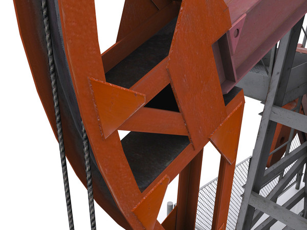 oil pump jack 3d max - Oil pump-jack by cherezoff