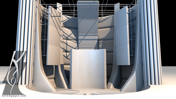 3dsmax concert stage - Concert Stage... by KeremGogus