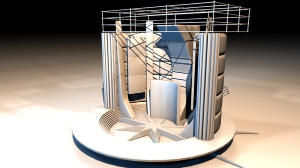 3dsmax concert stage - Concert Stage... by KeremGogus