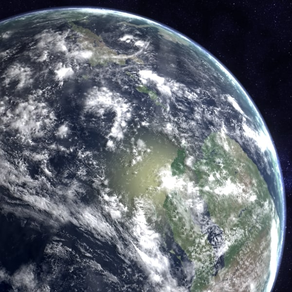 cretaceous earth late 3d max - Late Cretaceous Earth by MichaelTaylor3D