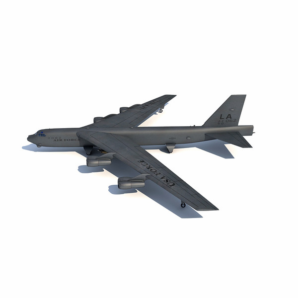 b52 fighter 3d model - B52 Bomber... by Gandoza