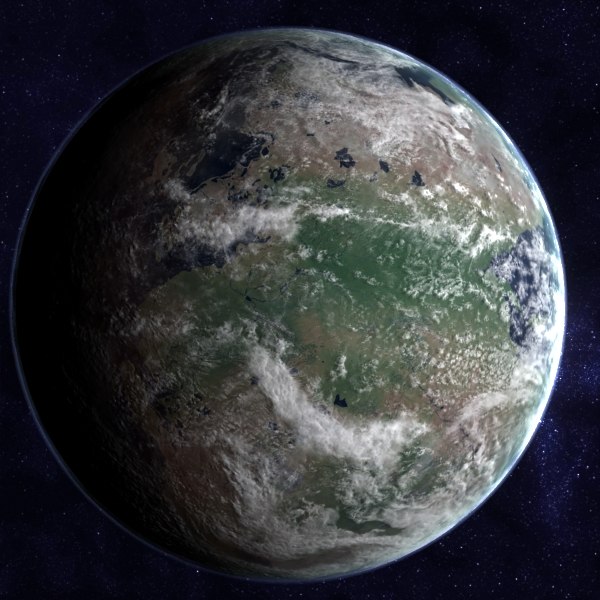 permian earth late 3d model - Late Permian Earth... by MichaelTaylor3D