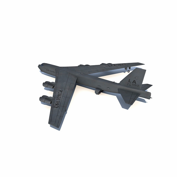 b52 fighter 3d model - B52 Bomber... by Gandoza