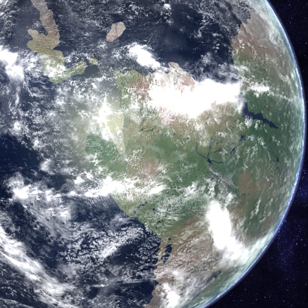 3d model jurassic earth late - Late Jurassic Earth... by MichaelTaylor3D