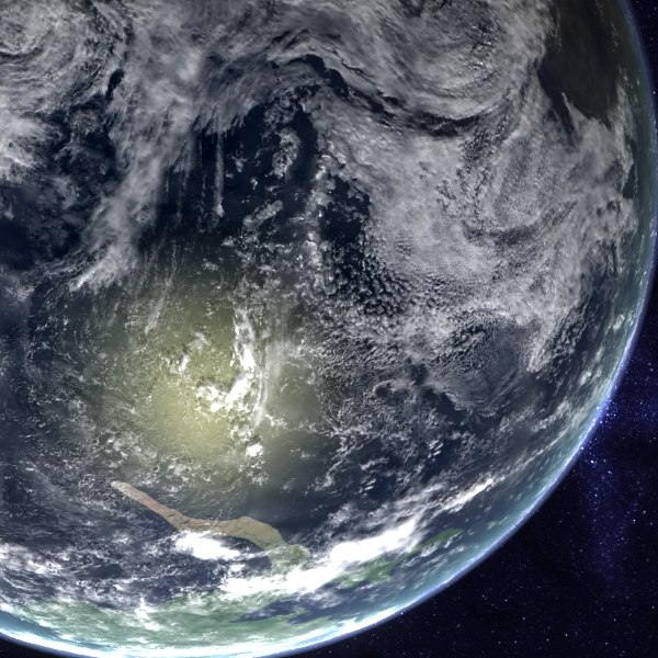 maya cambrian earth late - Late Cambrian Earth... by MichaelTaylor3D