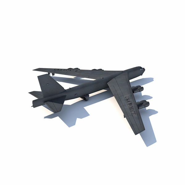 b52 fighter 3d model - B52 Bomber... by Gandoza