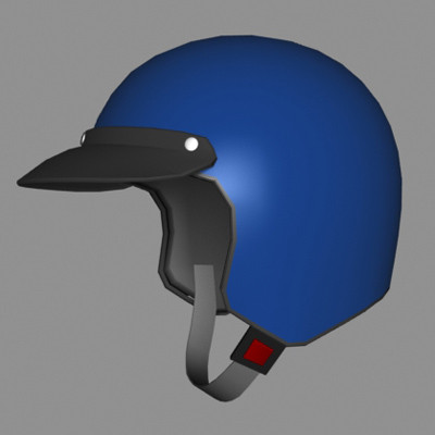 helmet 3ds - Open Helmet by mostlysquare