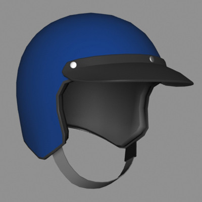 helmet 3ds - Open Helmet by mostlysquare