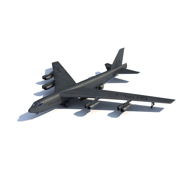 b52 fighter 3d model - B52 Bomber... by Gandoza