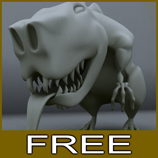 just fun obj free - Dinosaur (just for fun) by csirkeFrs