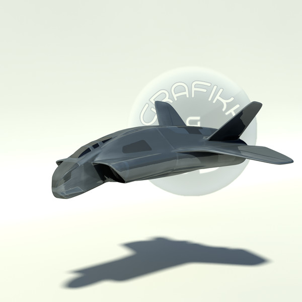 lightwave space fighter jet - Space Fighter by PolyTron