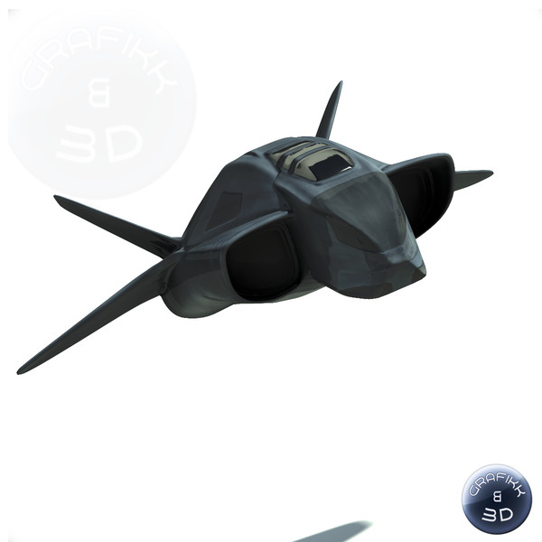 lightwave space fighter jet - Space Fighter by PolyTron