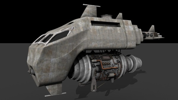 c4d space speedster - Space Speedster (Cinema 4D) by KeremGogus