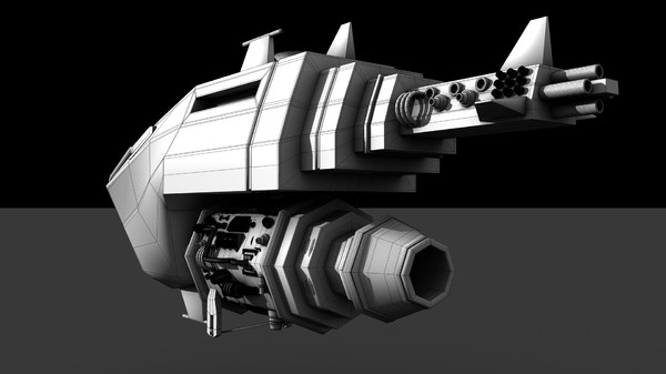 c4d space speedster - Space Speedster (Cinema 4D) by KeremGogus