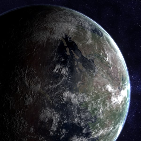 triassic earth late 3d model - Late Triassic Earth by MichaelTaylor3D