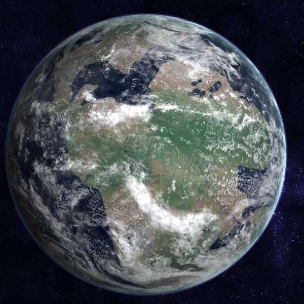 3d model jurassic middle earth - Middle Jurassic Earth by MichaelTaylor3D