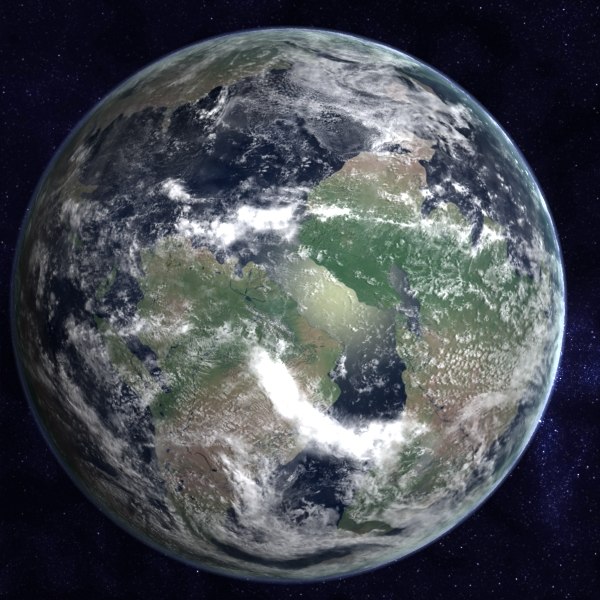 cretaceous earth middle max - Middle Cretaceous Earth (2)... by MichaelTaylor3D