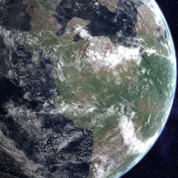3d model jurassic middle earth - Middle Jurassic Earth by MichaelTaylor3D