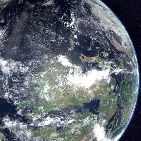 3dsmax silurian earth - Silurian Earth by MichaelTaylor3D