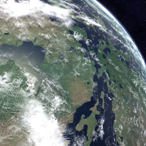 3dsmax silurian earth - Silurian Earth by MichaelTaylor3D