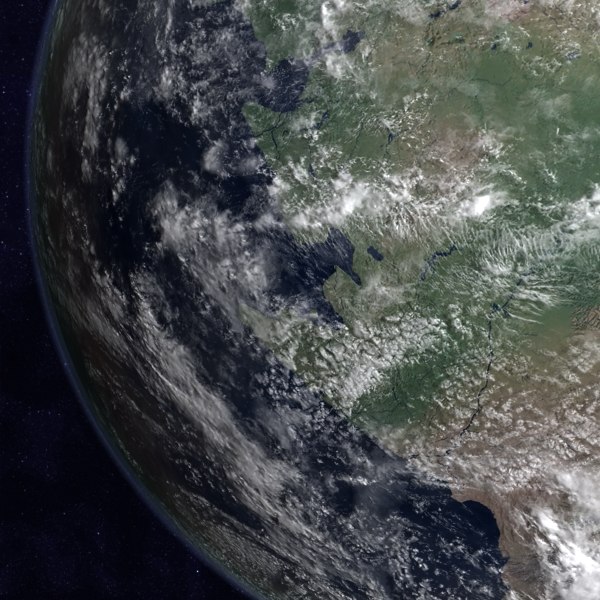triassic earth late 3d model - Late Triassic Earth by MichaelTaylor3D