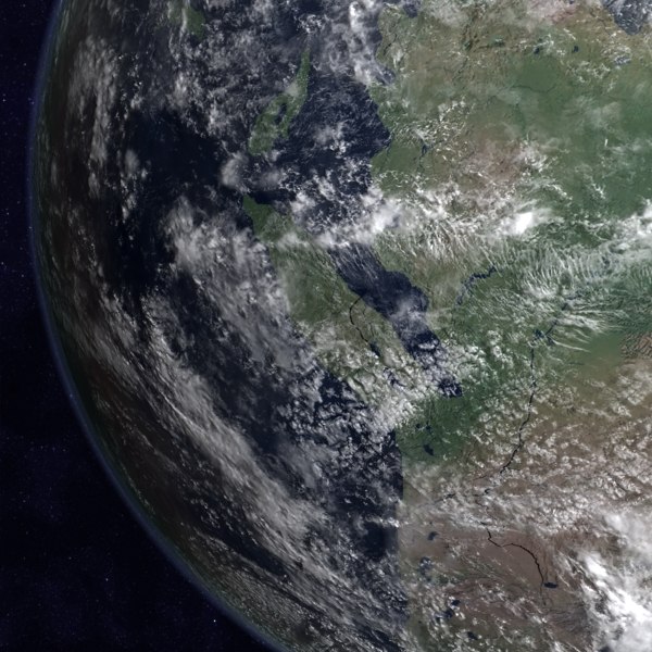 cretaceous earth middle max - Middle Cretaceous Earth (2)... by MichaelTaylor3D