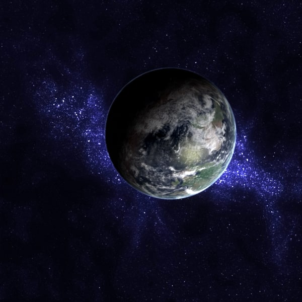 devonian earth middle 3d model - Middle Devonian Earth by MichaelTaylor3D