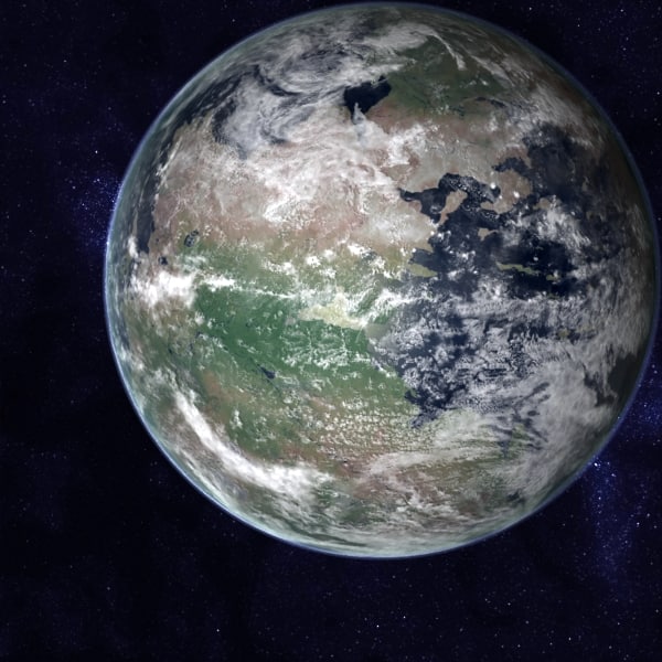 3d model triassic earth middle - Middle Triassic Earth by MichaelTaylor3D