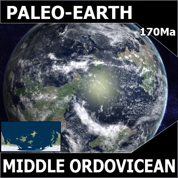 ordovician earth 3d max - Middle Ordovician Earth... by MichaelTaylor3D