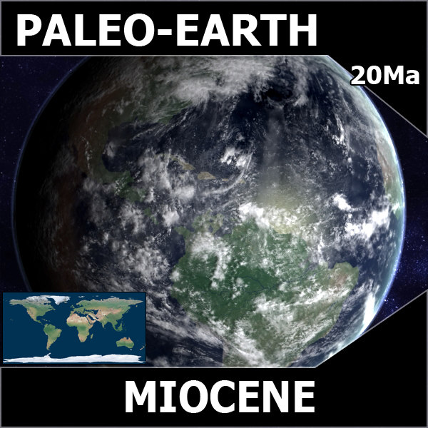 miocene earth max - Miocene Earth by MichaelTaylor3D