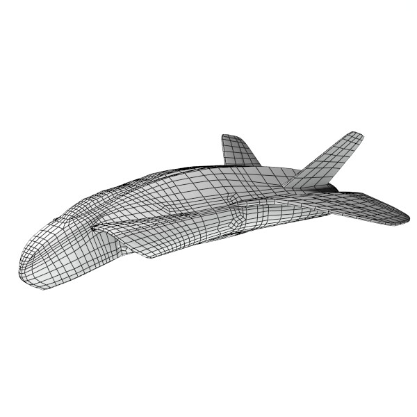 lightwave space fighter jet - Space Fighter by PolyTron