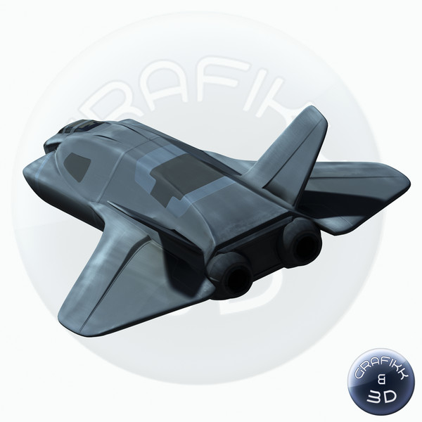 lightwave space fighter jet - Space Fighter by PolyTron