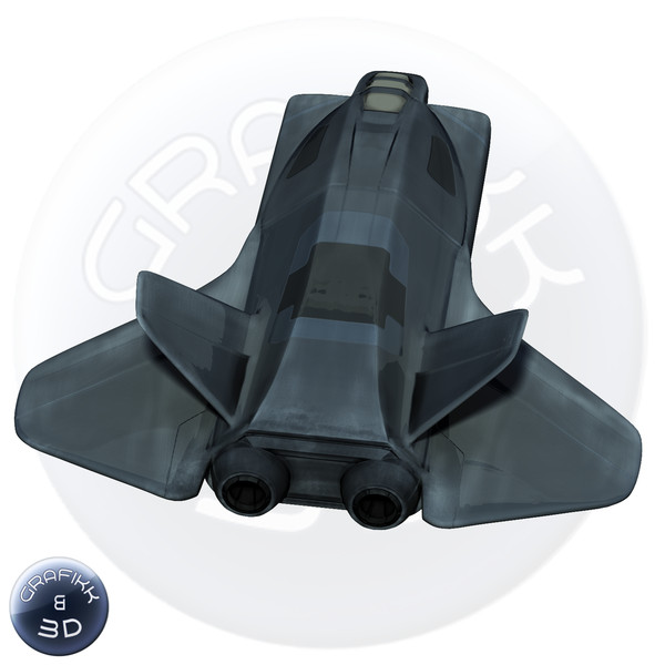 lightwave space fighter jet - Space Fighter by PolyTron