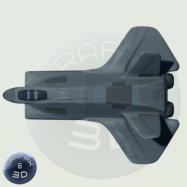 lightwave space fighter jet - Space Fighter by PolyTron